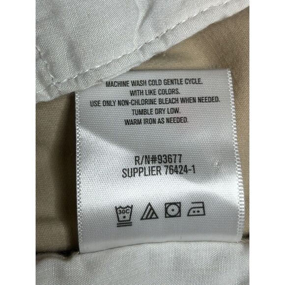 Liz Claiborne Womens Classic Size 12‎ Khaki Dress Pants Casual Chino Stretch - Picture 7 of 8